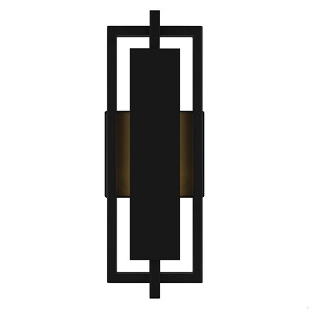 Quoizel Pointsett Integrated LED Matte Black Outdoor Wall Lantern PNT8306MBK